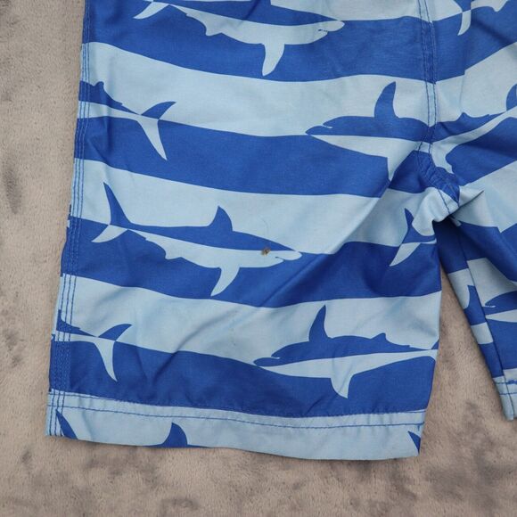 Gymboree Shorts Boys 6 Blue Dolphin Drawstring Stretchable Waist Bottoms - Picture 13 of 15